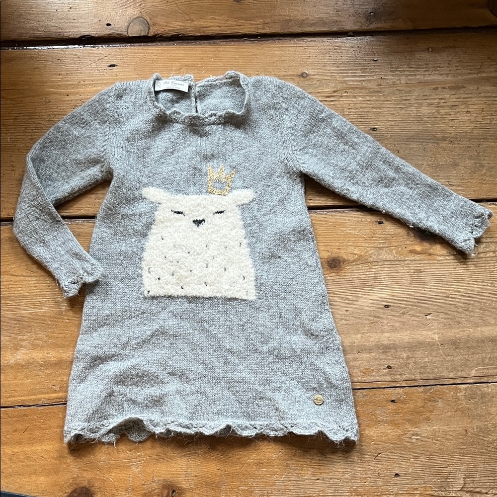 Pili Carrera girls’ wool dress, made in Spain. Great condition.